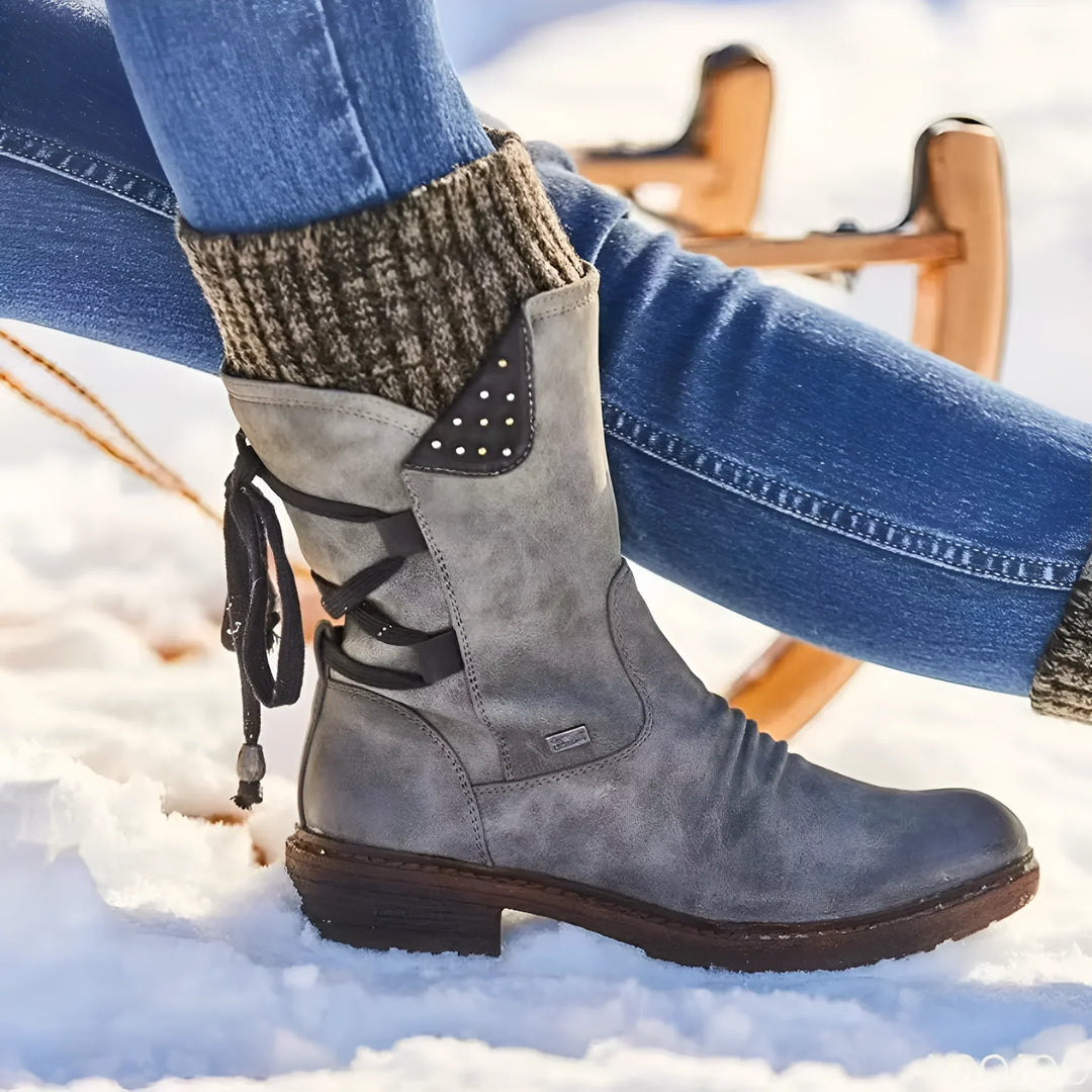 Esmee | Retro Ankle Snow Boots