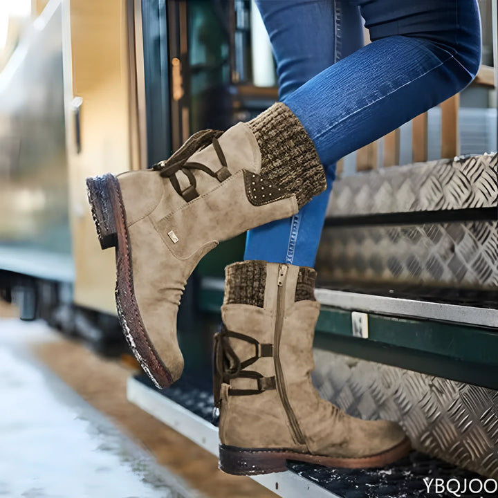 Esmee | Retro Ankle Snow Boots