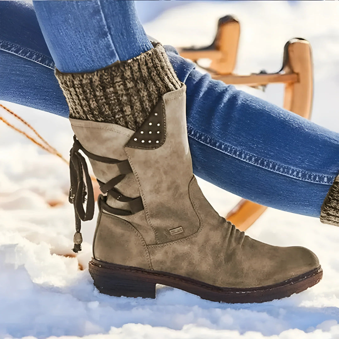 Esmee | Retro Ankle Snow Boots