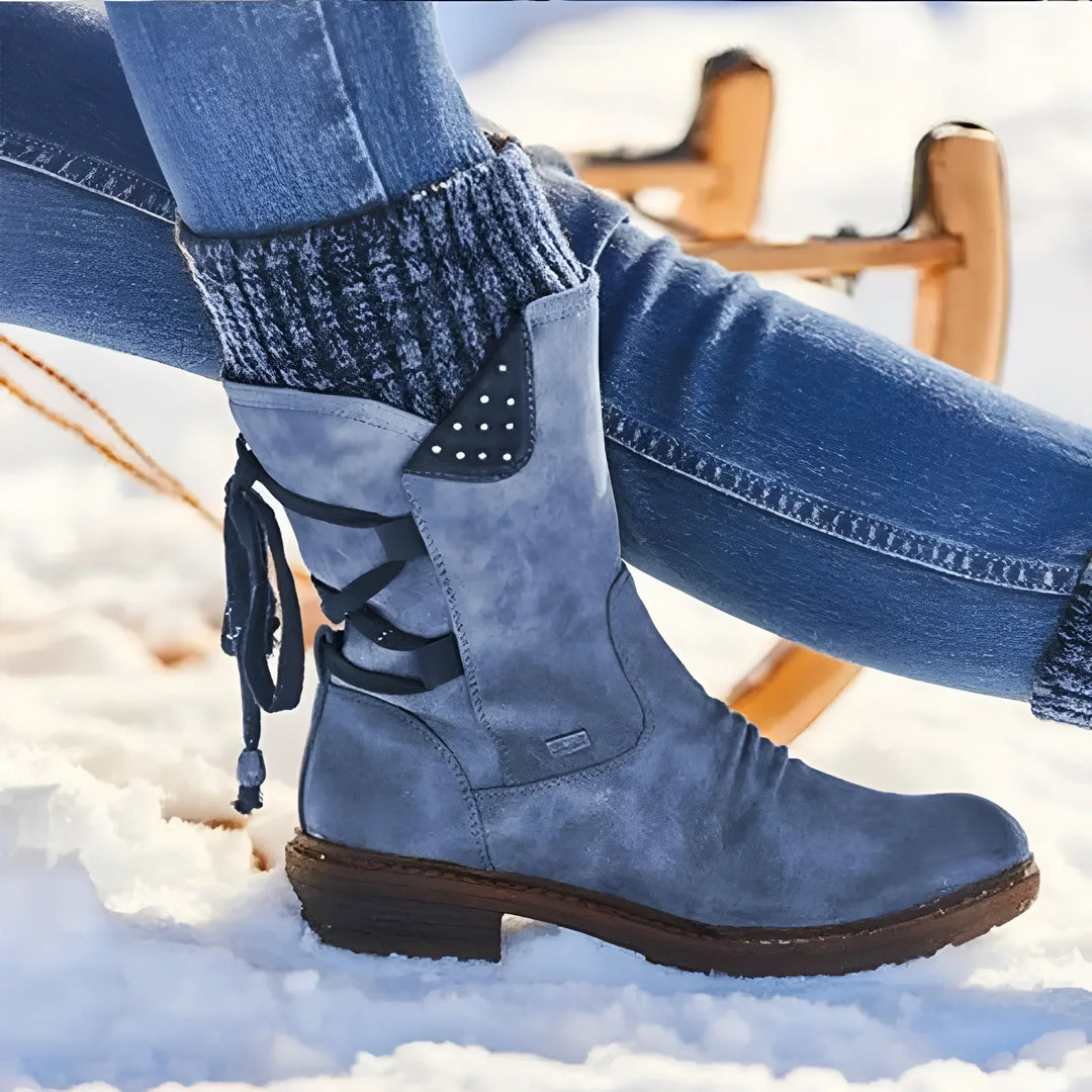 Esmee | Retro Ankle Snow Boots