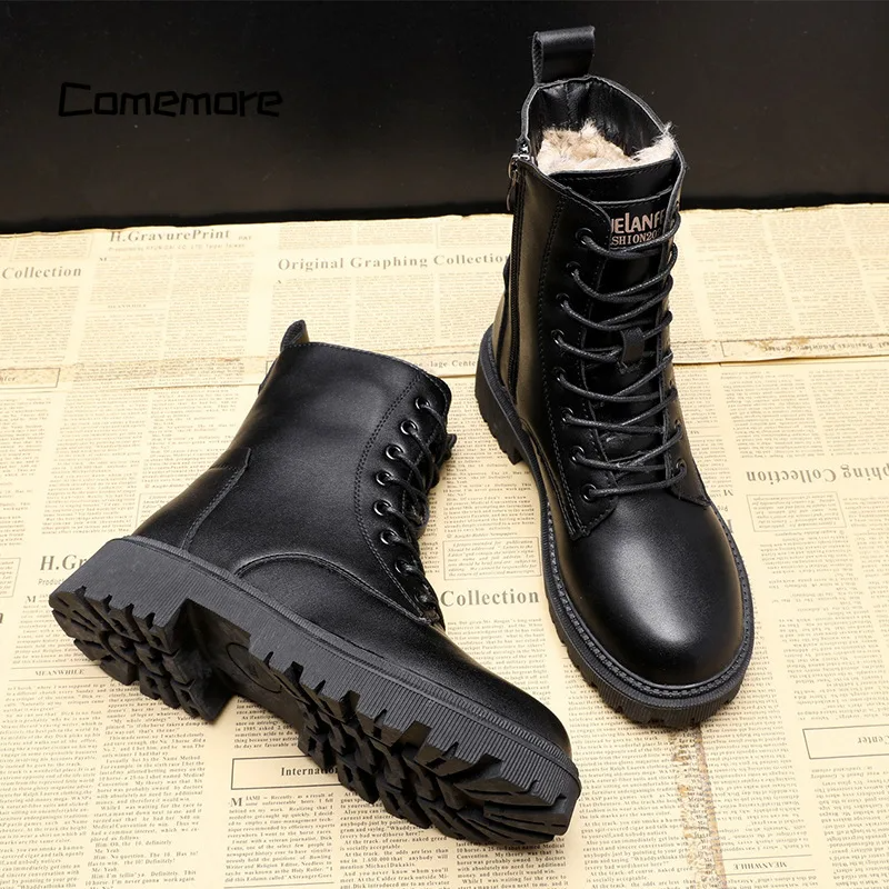 Noralyn | Black Leather Boots